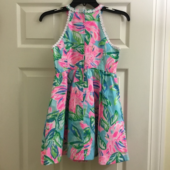 NWT Lilly Pulitzer Girls Little Kinley Dress - Picture 4 of 6